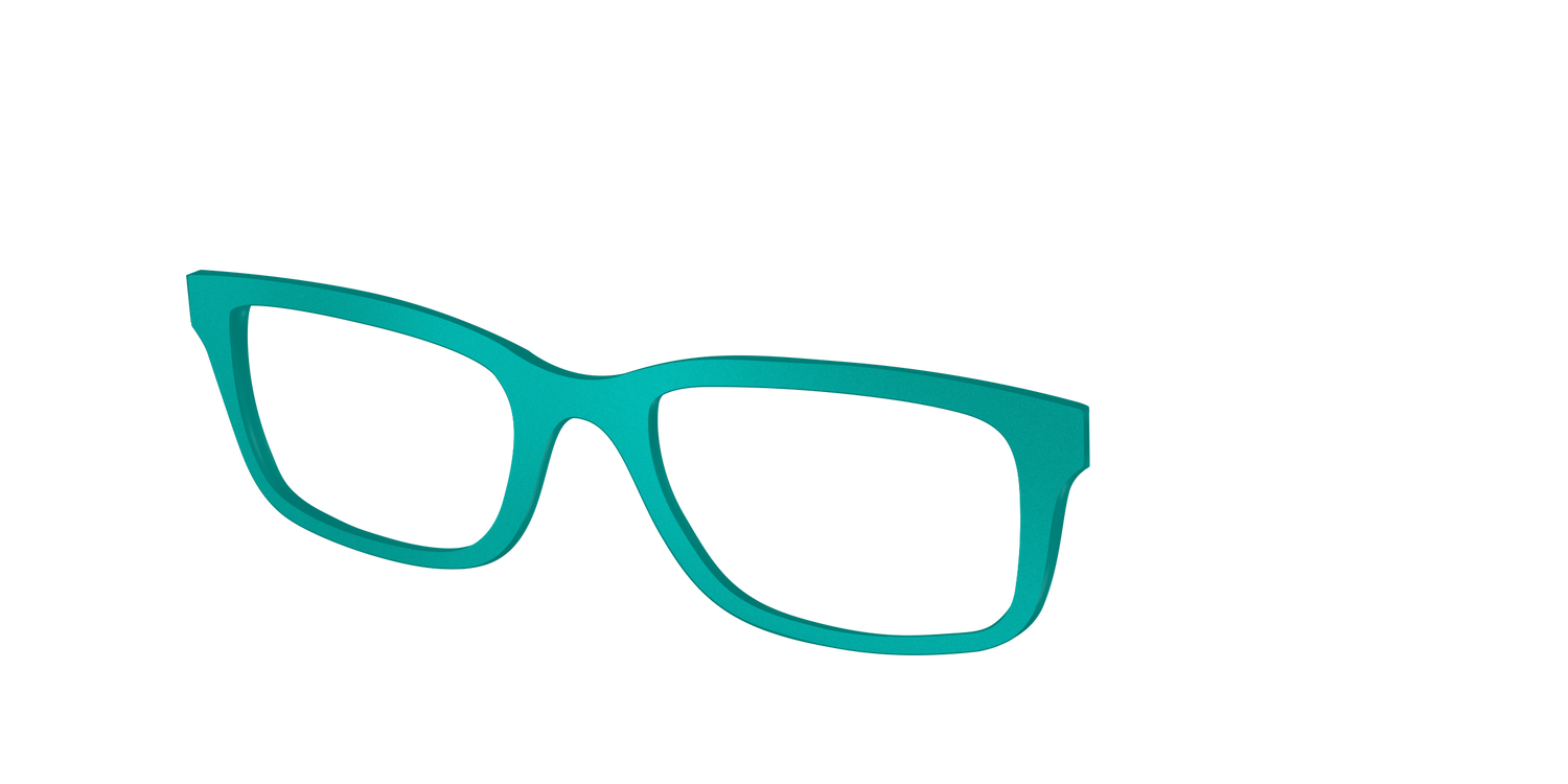 The Matte Jade - Angle Top Image - Pair Eyewear
