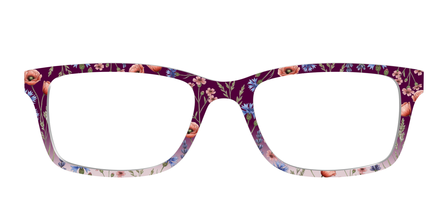 The Mulberry Floral Dip-Dye - Front Top Image - Pair Eyewear
