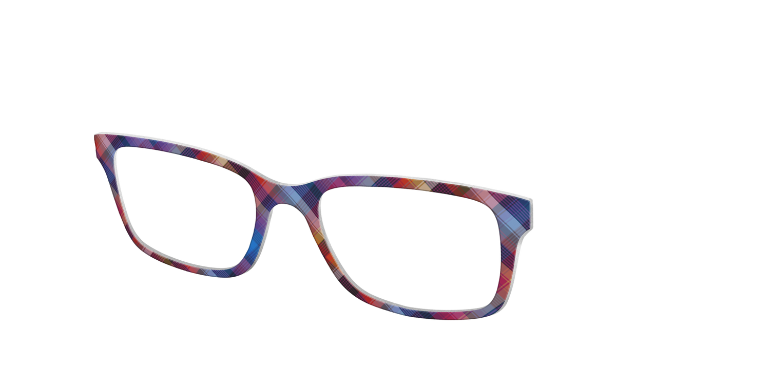 The Ombre Plaid - Angle Top Image - Pair Eyewear