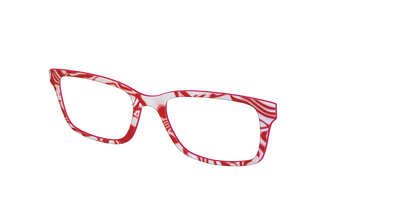 The Peppermint Swirl - Angle Top Thumbnail - Pair Eyewear