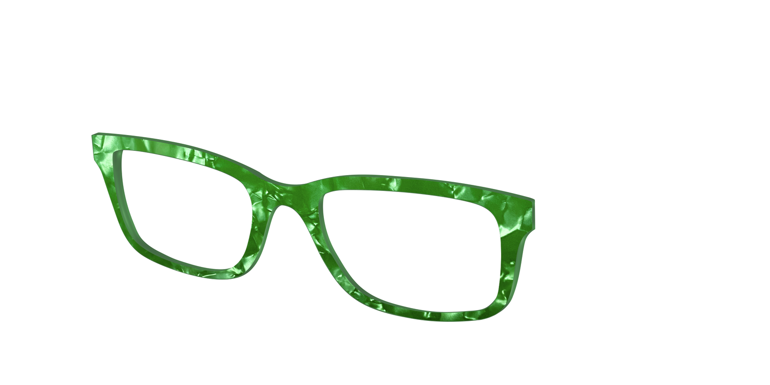 The Peridot Pearl Marble - Angle Top Image - Pair Eyewear