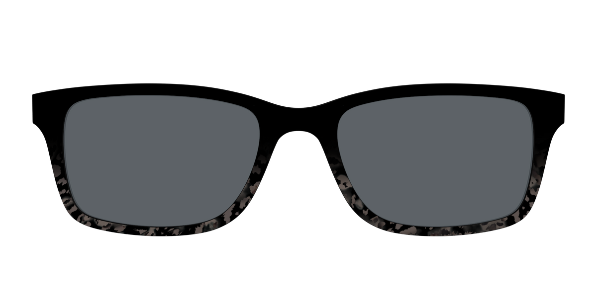 The Polarized Shaded Tortoise Sun Top - Front Top Image - Pair Eyewear
