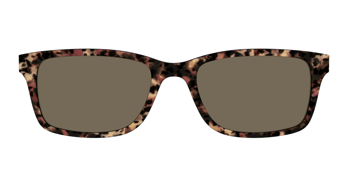 The Polarized Sienna Tortoise Sun Top - Front Top Image - Pair Eyewear