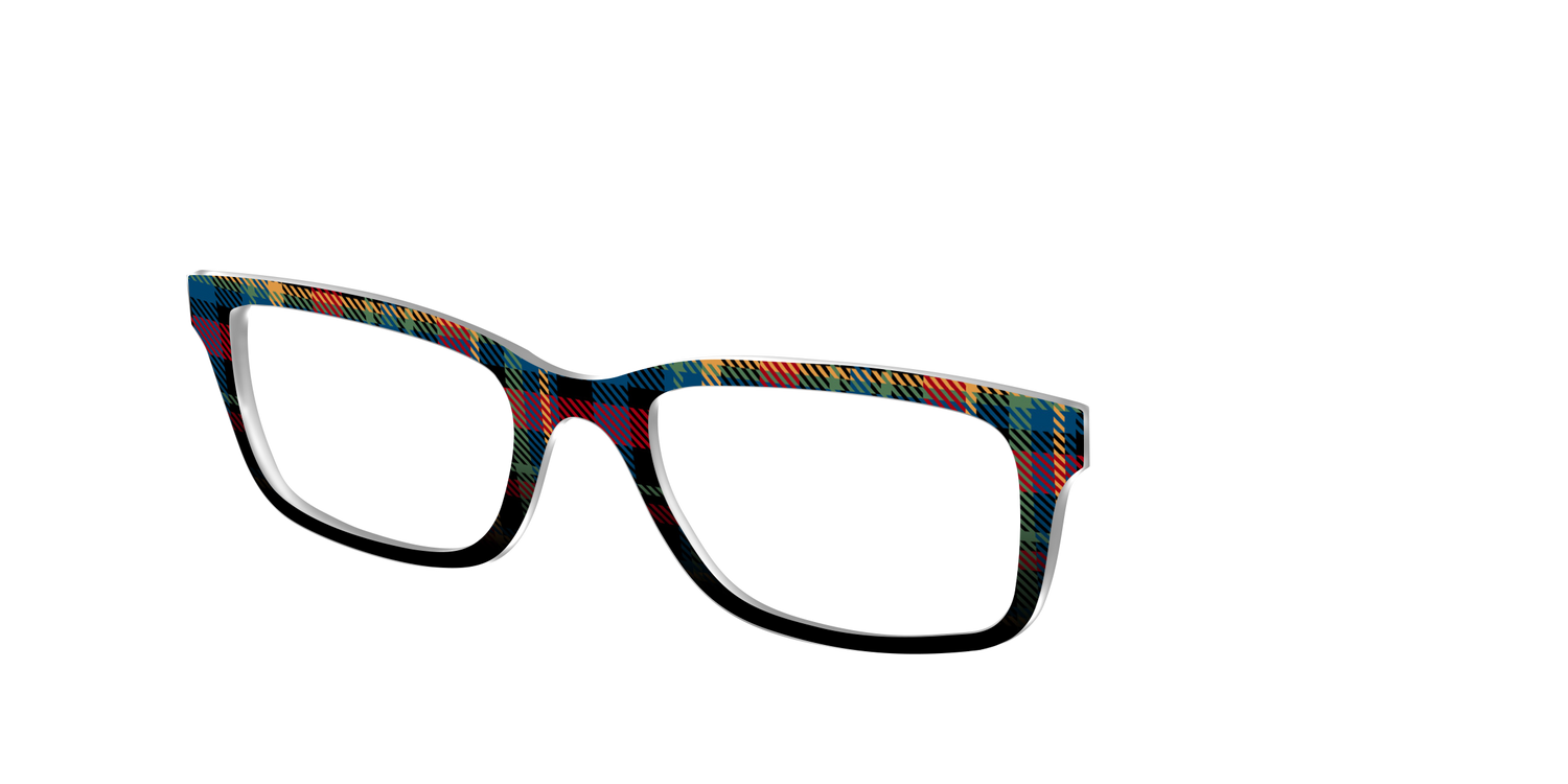 The Principal Plaid - Angle Top Image - Pair Eyewear