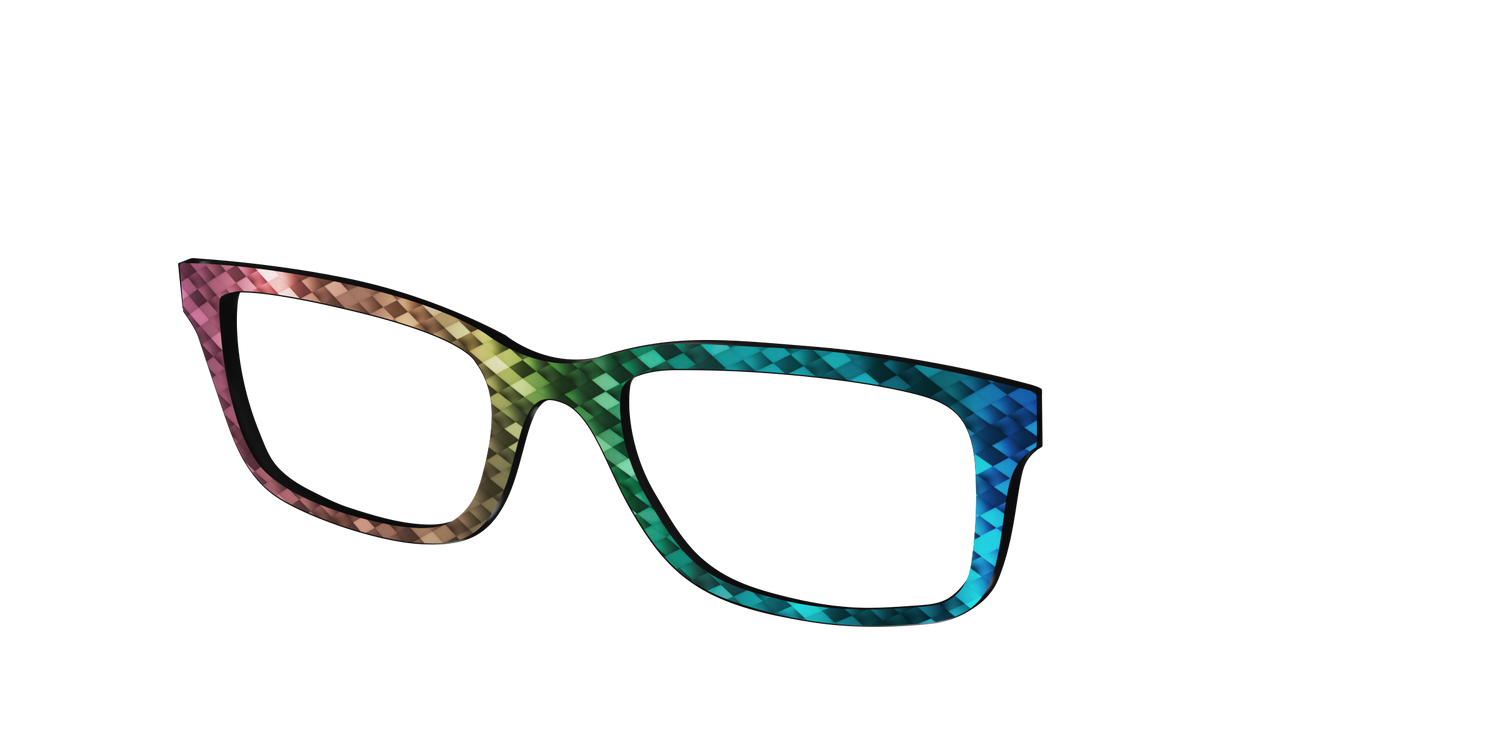 The Rainbow Prism - Angle Top Image - Pair Eyewear