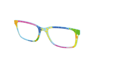 The Rainbow Tie-Dye - Front Top Thumbnail - Pair Eyewear