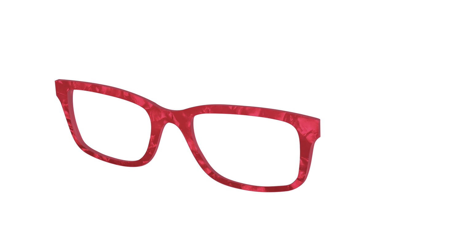 The Ruby Pearl Marble - Angle Top Image - Pair Eyewear