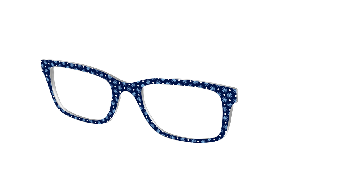 The Snowflake Polka Dot - Angle Top Image - Pair Eyewear