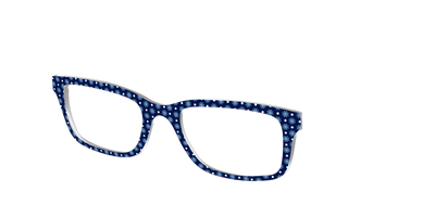 The Snowflake Polka Dot - Angle Top Thumbnail - Pair Eyewear
