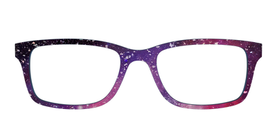 The Twilight Sky with Holographic Glitter - Front Top Thumbnail - Pair Eyewear
