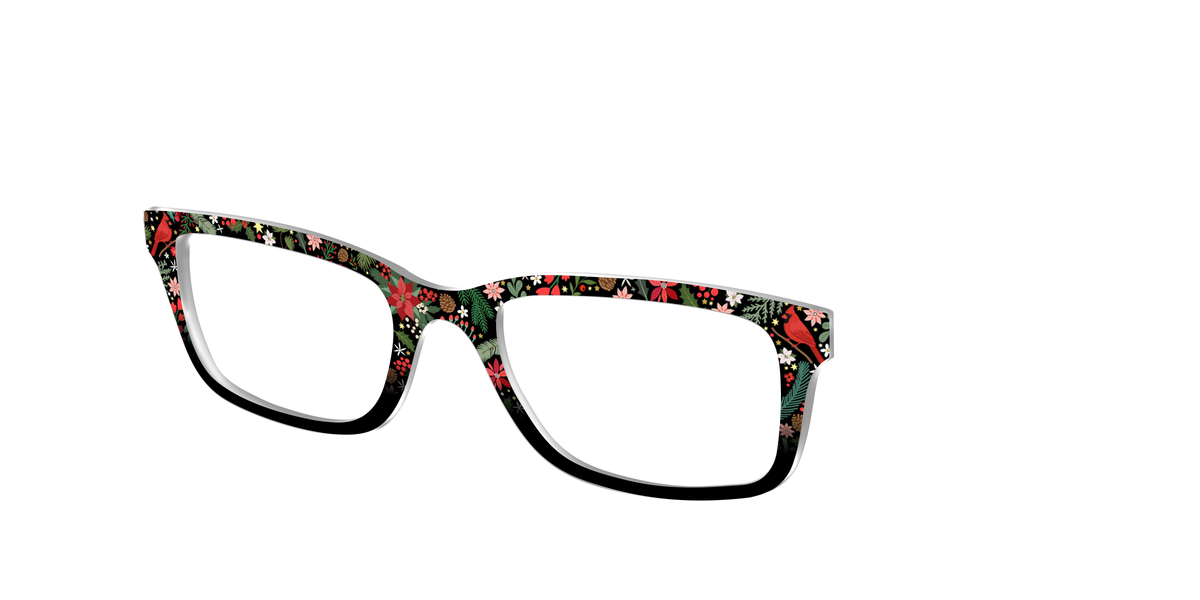 The Winter Wonderland Floral - Angle Top Image - Pair Eyewear