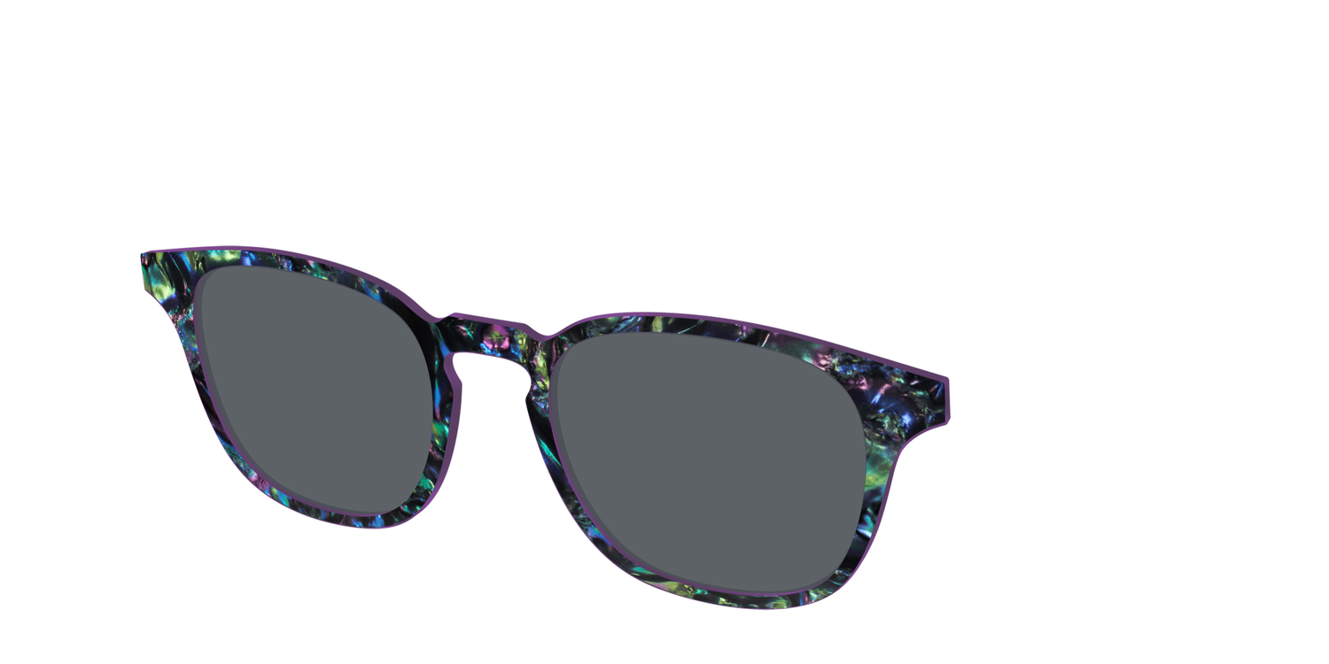 The Polarized Abalone Sun Top - Angle Top Image - Pair Eyewear