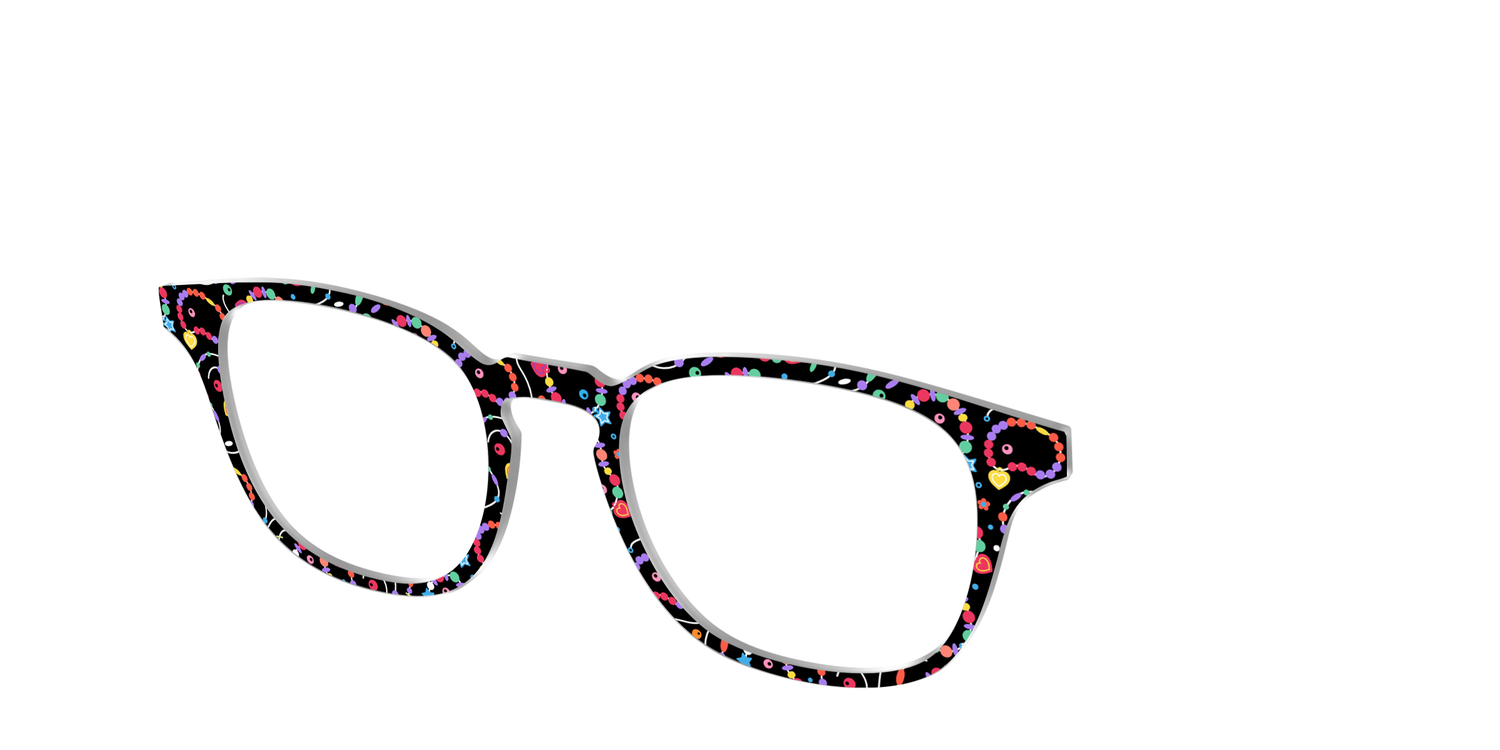 The Beaded Bangles - Angle Top Image - Pair Eyewear