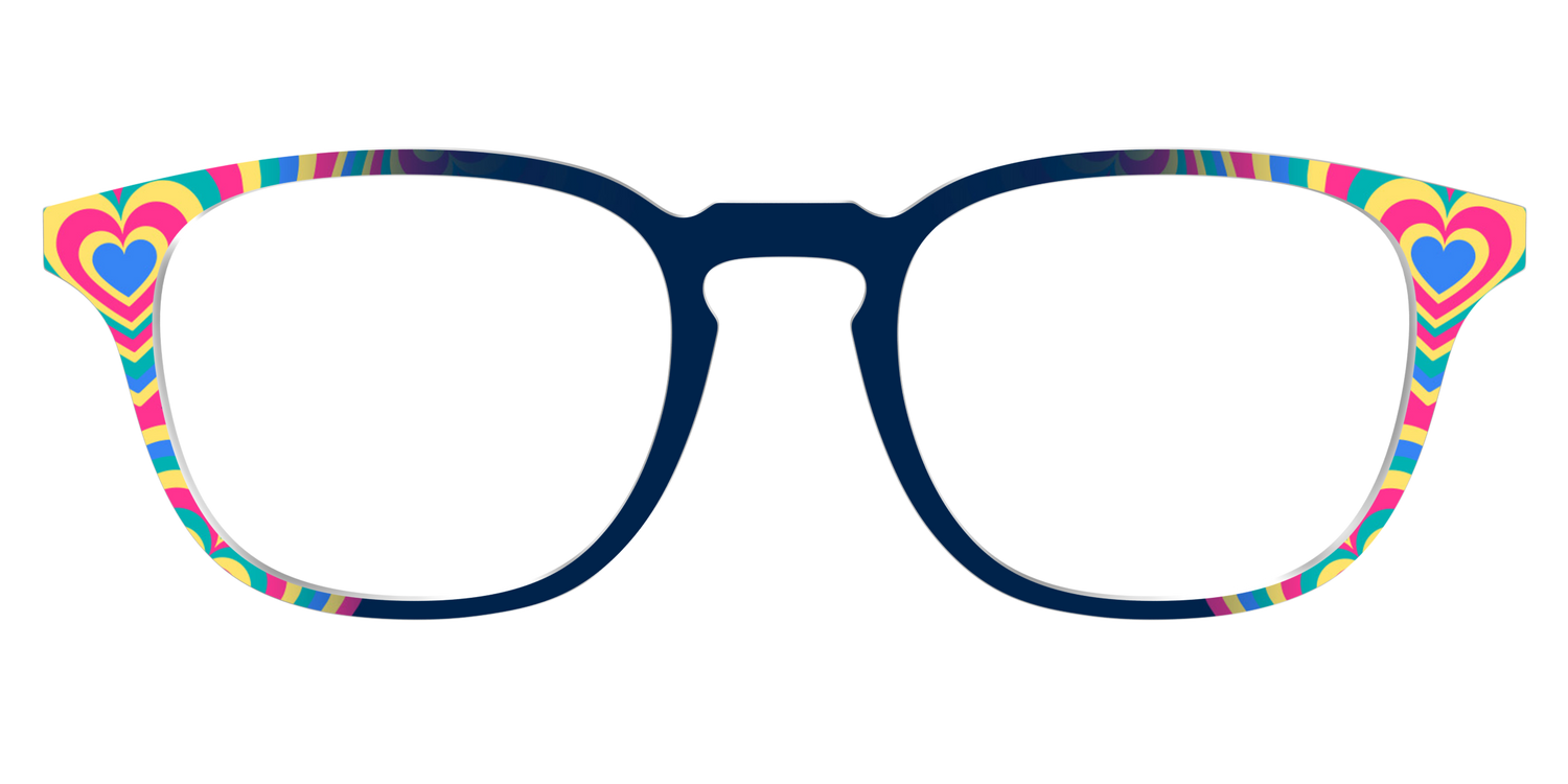 The Beaming Hearts - Front Top Image - Pair Eyewear