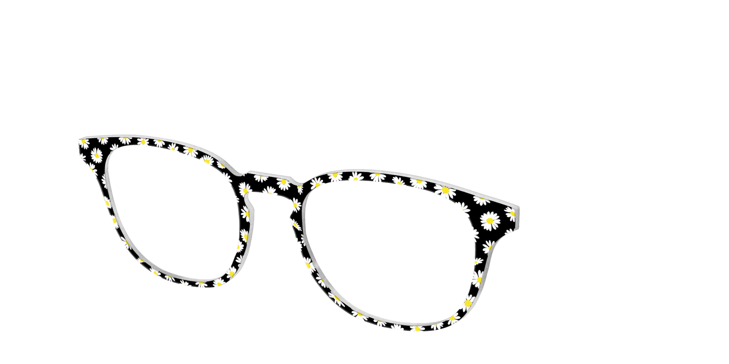The Black Daisy - Angle Top Image - Pair Eyewear