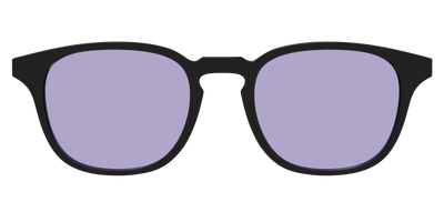 The Black With Celestial Purple Lens - Front Top Thumbnail - Pair Eyewear