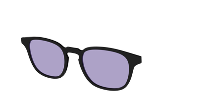 The Black With Celestial Purple Lens - Angle Top Thumbnail - Pair Eyewear