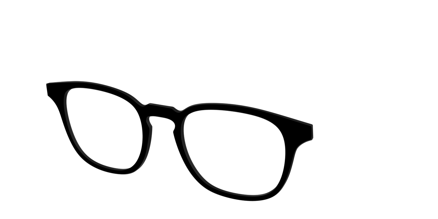 The Black - Angle Top Image - Pair Eyewear