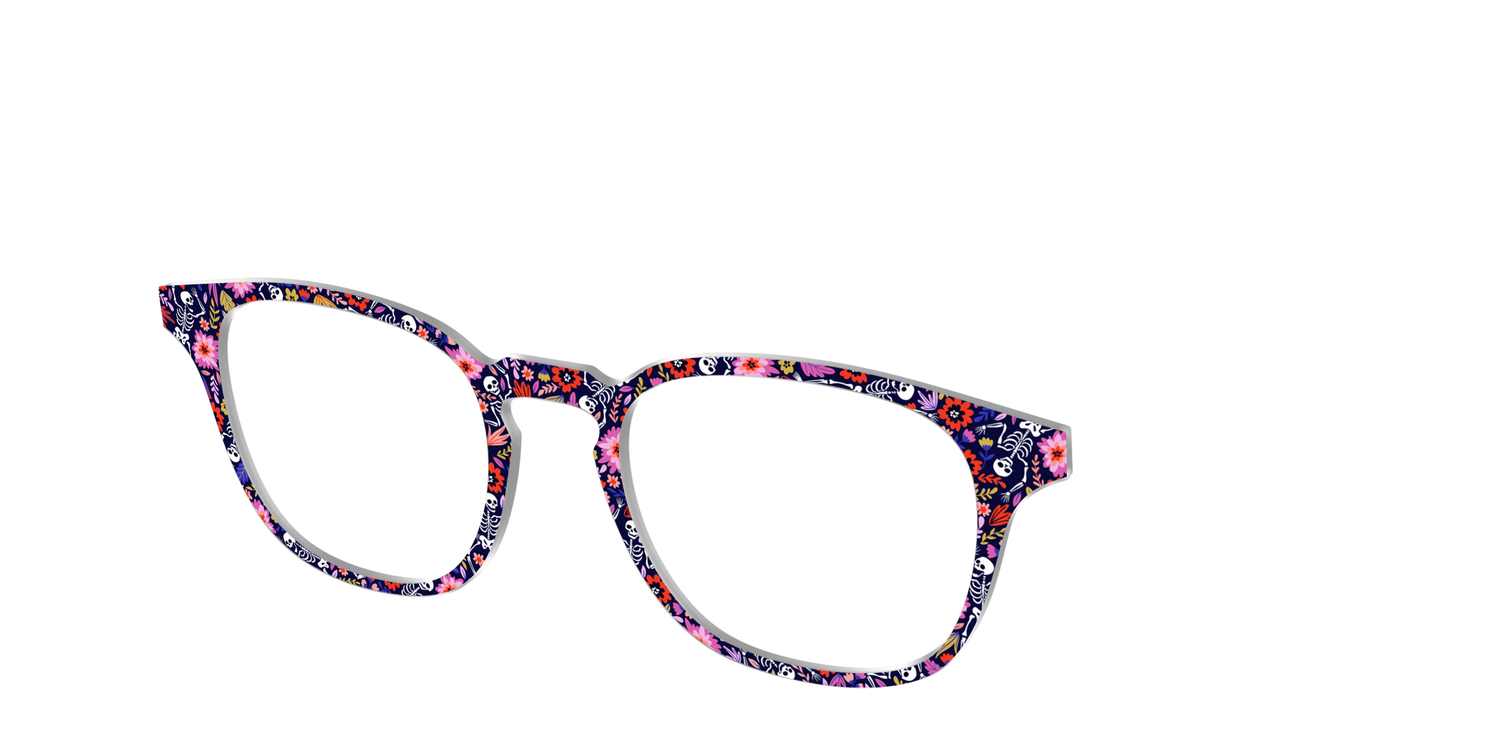 The Bone-Chilling Blossoms - Angle Top Image - Pair Eyewear