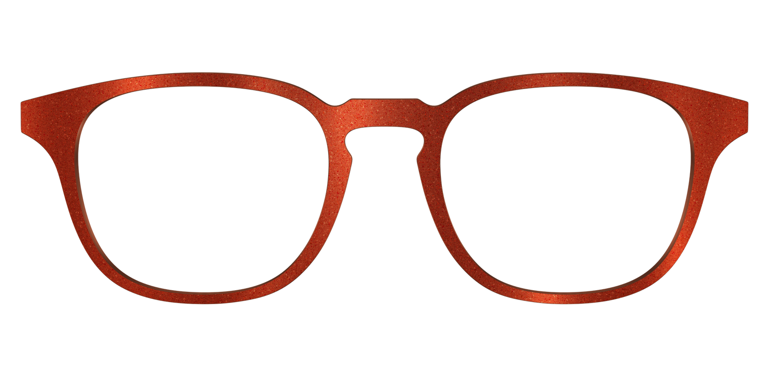 The Burnt Orange Shimmer - Front Top Image - Pair Eyewear