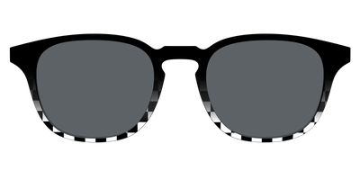 The Polarized Checkerboard Fade Sun Top - Front Top Thumbnail - Pair Eyewear
