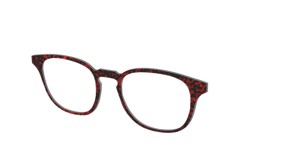 The Crimson Splatter - Angle Top Image - Pair Eyewear