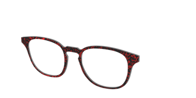 The Crimson Splatter - Angle Top Thumbnail - Pair Eyewear