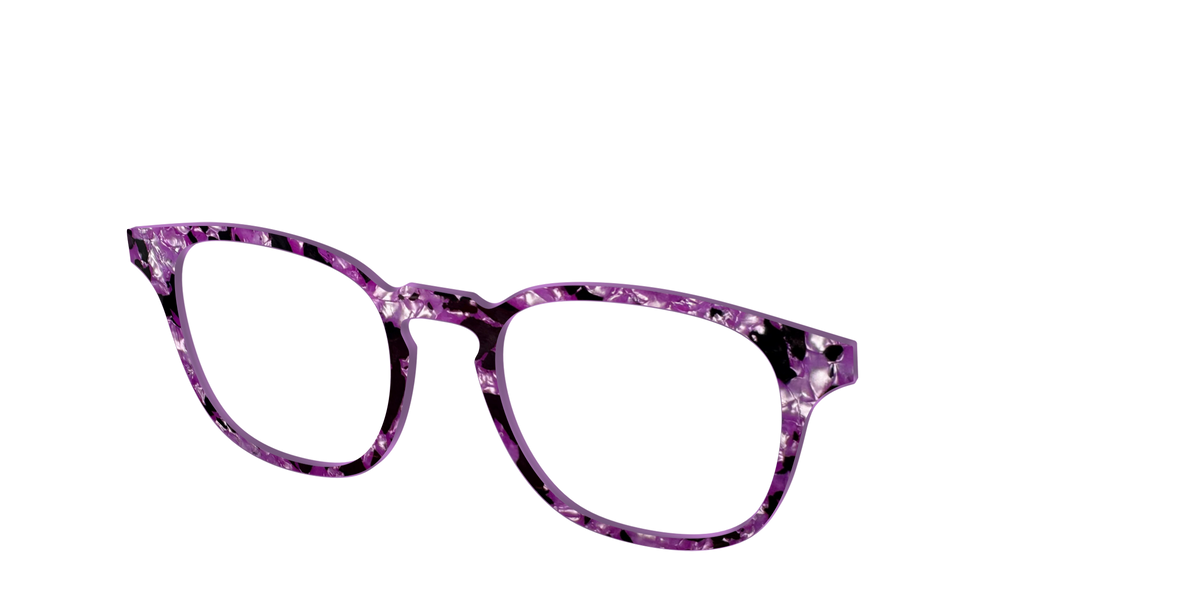The Dark Orchid Pearl Tortoise - Angle Top Image - Pair Eyewear