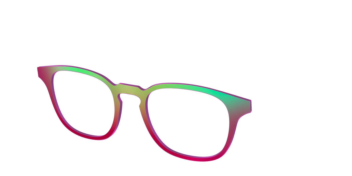 The Guava Ombre - Angle Top Image - Pair Eyewear