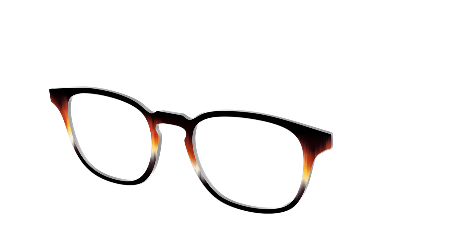 The Hallows' Eve Gradient - Angle Top Image - Pair Eyewear