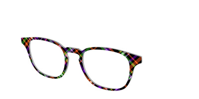 The Hexed Plaid - Angle Top Thumbnail - Pair Eyewear