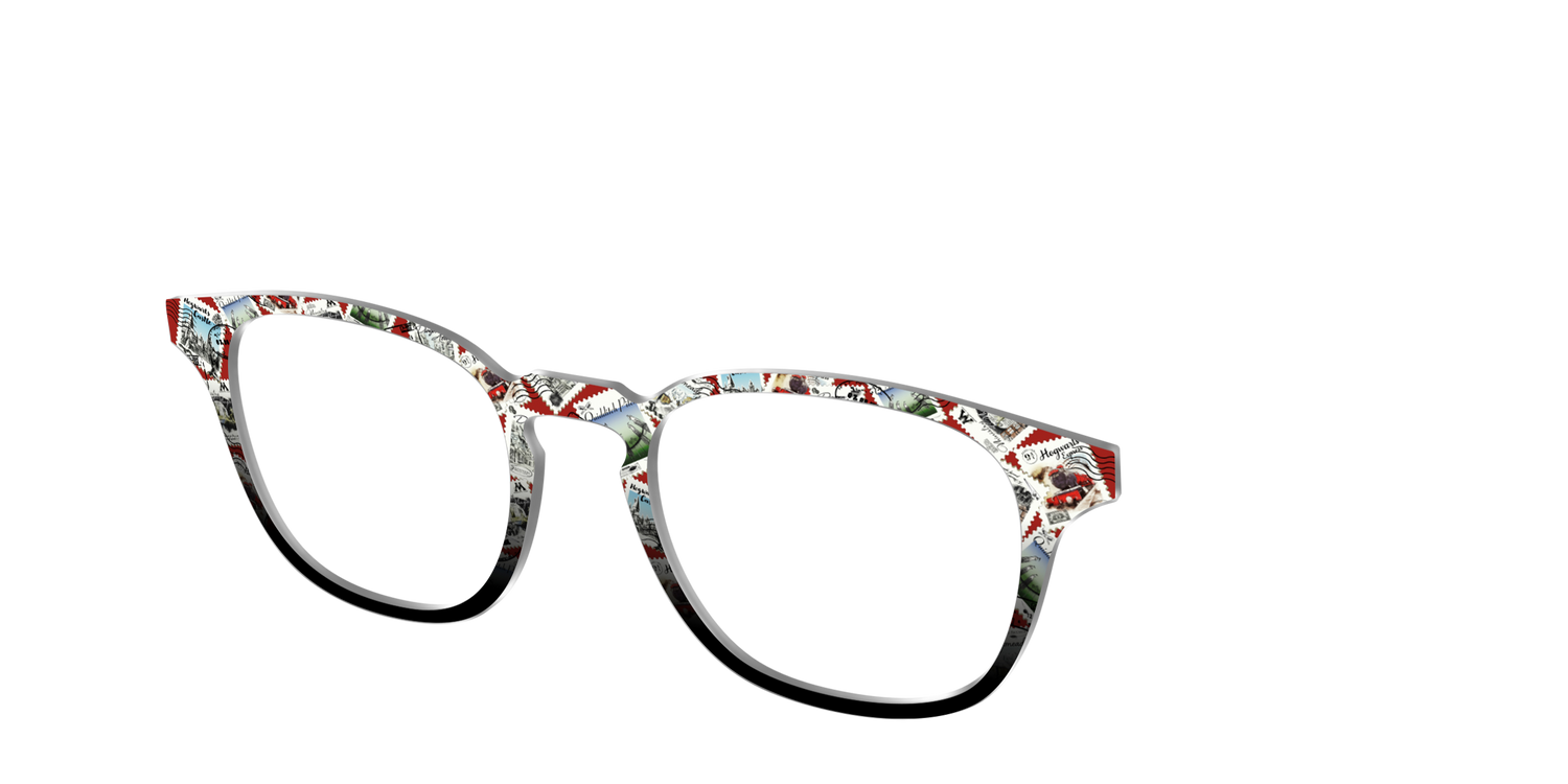 The Hogwarts™ Stamps - Angle Top Image - Pair Eyewear