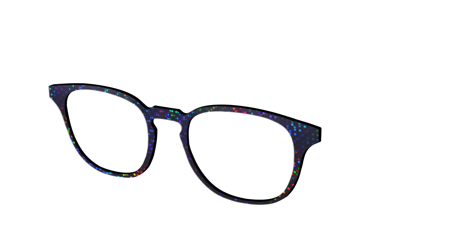 The Holographic Dots - Angle Top Image - Pair Eyewear