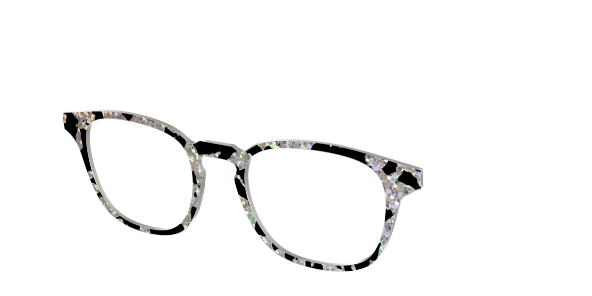 The Holographic Mottled Tortoise - Angle Top Image - Pair Eyewear