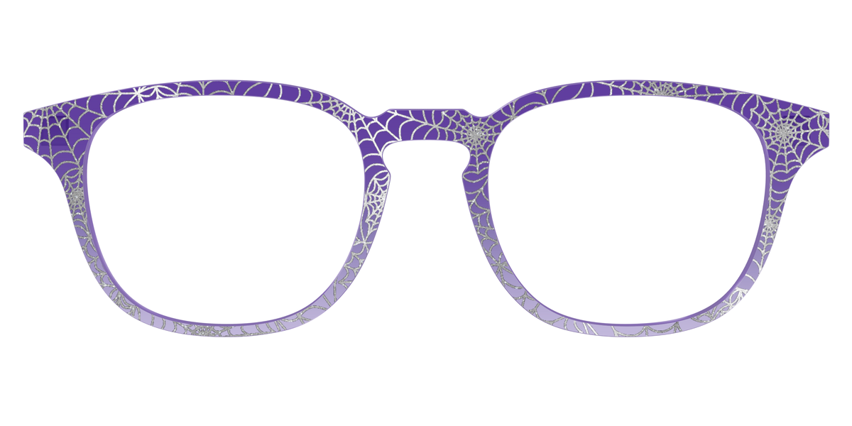 The Holographic Purple Webbed Crystal - Front Top Image - Pair Eyewear