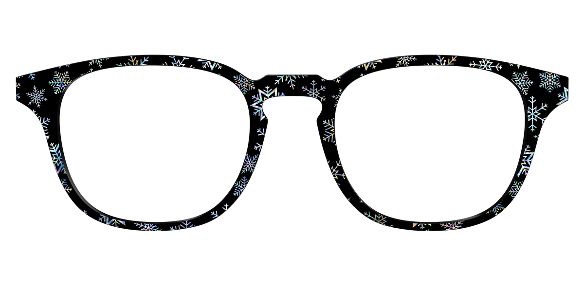The Holographic Snowflakes - Front Top Image - Pair Eyewear