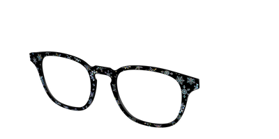 The Holographic Snowflakes - Angle Top Thumbnail - Pair Eyewear