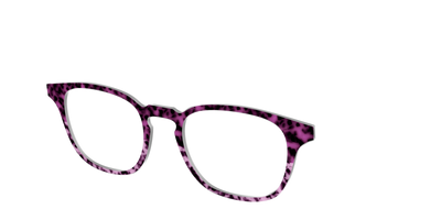 The Huckleberry Tortoise Split - Angle Top Thumbnail - Pair Eyewear