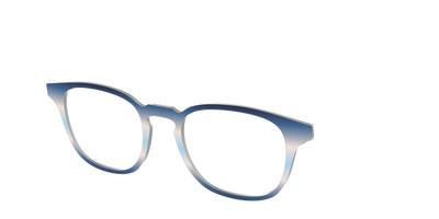 The Hydrangea Haze Gradient - Angle Top Thumbnail - Pair Eyewear