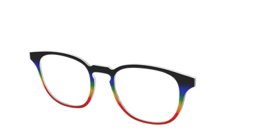 The Love Wins Gradient - Angle Top Thumbnail - Pair Eyewear