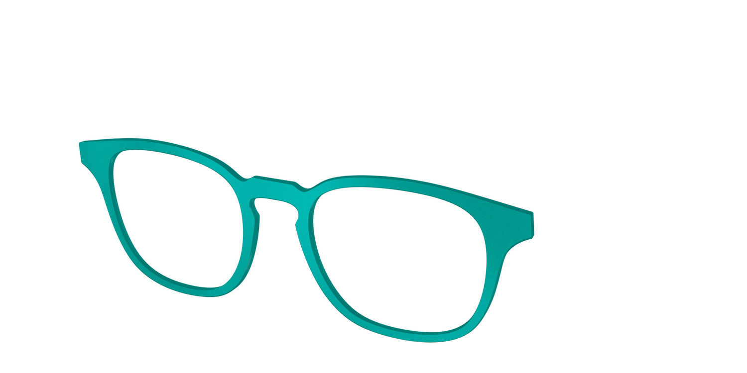 The Matte Jade - Angle Top Image - Pair Eyewear