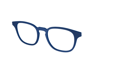 The Matte Navy - Angle Top Thumbnail - Pair Eyewear