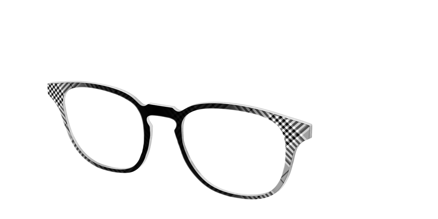 The Metropolitan Plaid - Angle Top Image - Pair Eyewear
