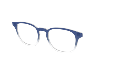 The Navy Gradient Crystal - Angle Top Thumbnail - Pair Eyewear