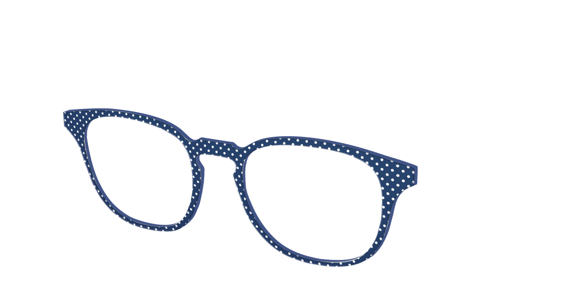 The Navy Pin Dot - Angle Top Image - Pair Eyewear
