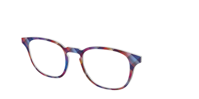 The Ombre Plaid - Angle Top Thumbnail - Pair Eyewear
