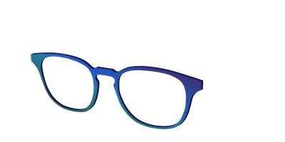 The Peacock Ombre - Angle Top Thumbnail - Pair Eyewear