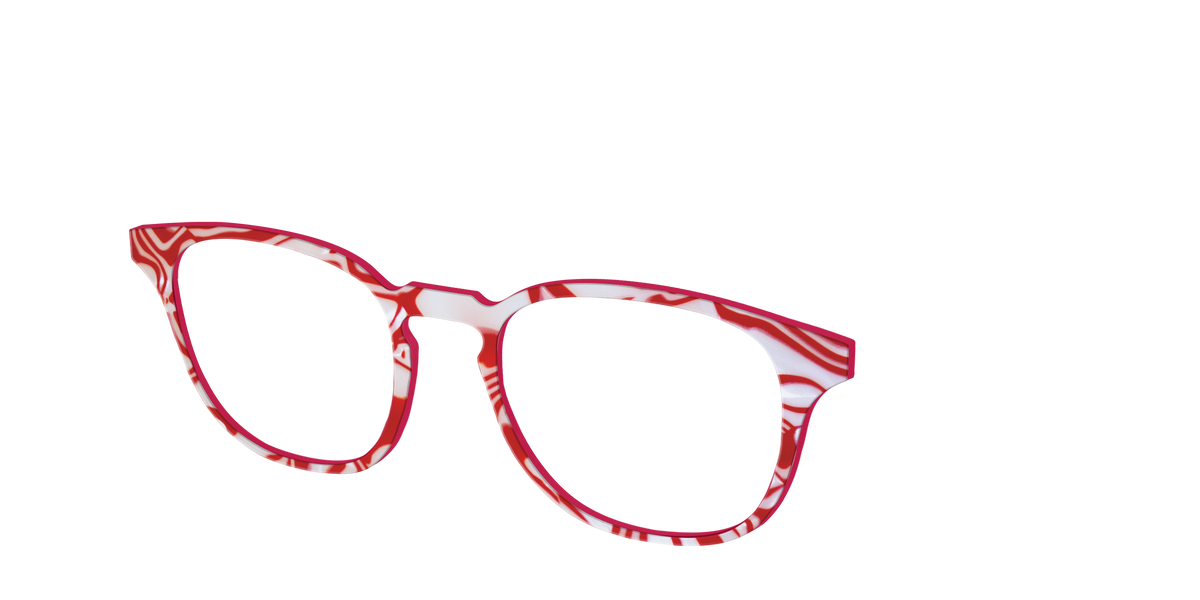 The Peppermint Swirl - Angle Top Image - Pair Eyewear
