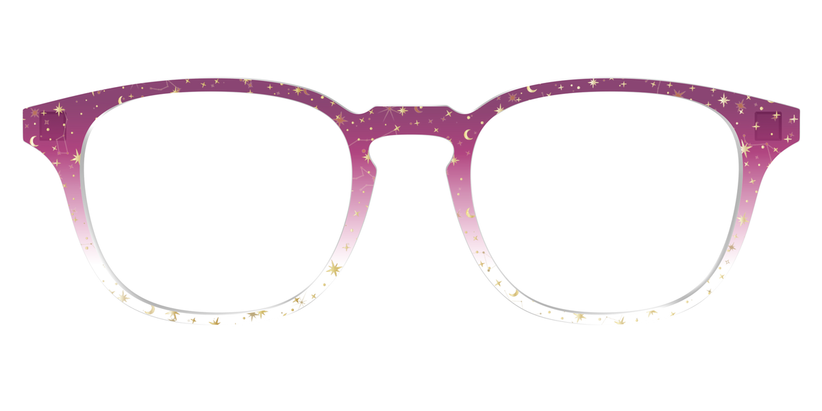The Pink Ombre Gold Foil Crystal - Front Top Image - Pair Eyewear