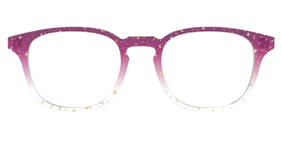 The Pink Ombre Gold Foil Crystal - Front Top Thumbnail - Pair Eyewear